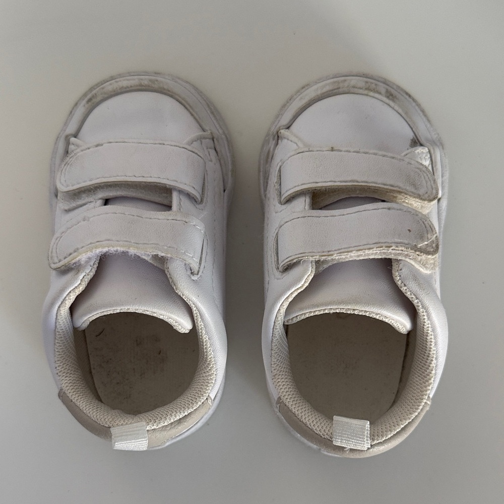 H&M White Toddler Velcro Sneakers